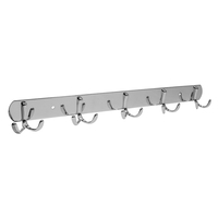 Product Κρεμάστρα Τοίχου Ανοξείδωτη 5 Θέσεων 115.01.5 base image