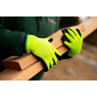 Product Latex Nitrile Coated Gloves Lime Green Ergoline base image