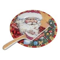 Product Πιατέλα Με Σπάτουλα Χριστουγεννιάτικη 26cm Σε 3 Σχέδια base image