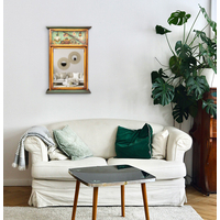 Product Καθρέπτης Ξύλινος "Κυνήγι" 40x8x70cm base image