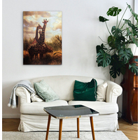 Product Πίνακας Με Εκτύπωση Σε Καμβά 50x70cm "Giraffe" base image