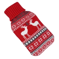 Product 2Lt Hot Water Bottle With Cover Red Hi 33193 base image