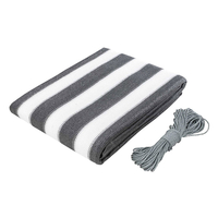 Product Balcony Privacy Screen Charcoal/White 90cmX5m Hi 60258 base image