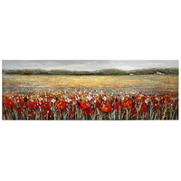 Product Πίνακας Ζωγραφικής Σε Καμβά 120x40cm "Αγρός - Τουλίπες" base image