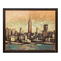 Product Πίνακας Ζωγραφικής Σε Καμβά Με Κορνίζα 50x40cm "New York" base image
