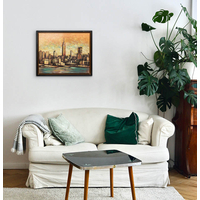 Product Πίνακας Ζωγραφικής Σε Καμβά Με Κορνίζα 50x40cm "New York" base image