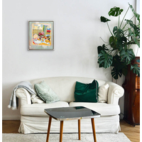 Product Πίνακας Ζωγραφικής Σε Καμβά Με Κορνίζα 50x60cm "Απογευματινό Τσάι" Inart base image