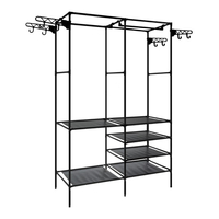 Product Κρεμάστρα Ρούχων Διπλή 108x36x173cm Ruhhy 00022671 base image