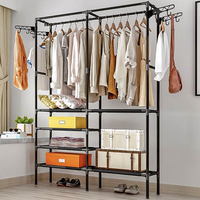 Product Κρεμάστρα Ρούχων Διπλή 108x36x173cm Ruhhy 00022671 base image