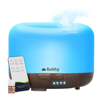 Product Υγραντήρας & Διαχύτης Αρώματος LED 300ml Ruhhy 0003511 base image