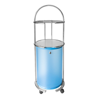 Product Laundry Basket With Wheels White Asco 5492 base image