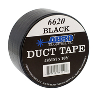 Product Duct Tape Black 48mmX9.1m Abro 6620 base image