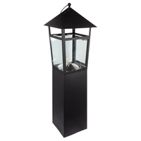 Product Φανάρι Δαπέδου Μαύρο 26x26x100cm base image