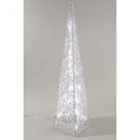Product Φωτιστικό Πυραμίδα Διάφανη 50 LED 90cm base image