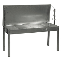 Product Ψησταριά Γαλβανιζέ Συρταρωτή 50x145x65cm L166129 base image