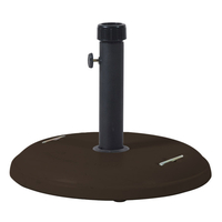 Product Concrete Umbrella Base 22Kg Round 48cm Brown base image