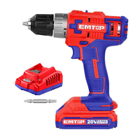 Product Lithium-Ion Cordless Drill 20V Emtop ECDL6200118 base image