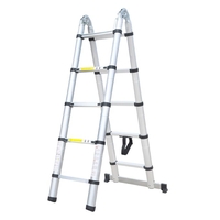 Product Telescopic Aluminium Ladder 5+5 Prostep PS1564 base image