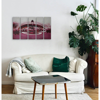 Product Πίνακας Ζωγραφικής Σε Καμβά 5 Τμημάτων 100x60cm "Σταγόνα" base image