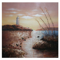 Product Πίνακας Ζωγραφικής Σε Καμβά 80x80cm "Φάρος" base image
