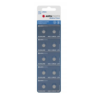 Product Alcaline AG1 LR621 1.5V Batteries 10 pcs AgfaPhoto base image