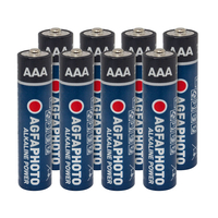 Product Alcaline AAA LR03 1.5V Batteries 8 pcs AgfaPhoto base image
