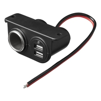 Product Πρίζα Αυτοκινήτου 12/24V Με 2 Θύρες USB ProPlus 450420 base image