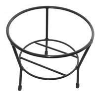 Product Βάση Γλάστρας Μεταλλική 32cm Μαύρη VC978 base image
