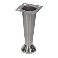 Product Πόδι Επίπλου Κωνικό Νίκελ Ματ 100mm base image