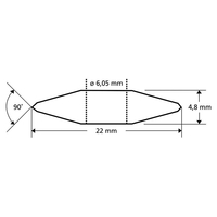 Product 22mm Wheel For Tile Cutting Machine Profi 701205 base image