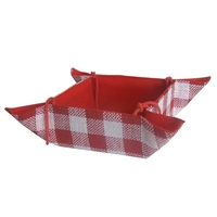 Product Ψωμιέρα Υφασμάτινη Καρώ Σε 5 Χρώμ. base image