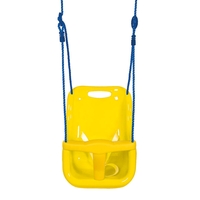 Product Κούνια Παιδική Με Πλάτη Κίτρινη King R1527100 base image