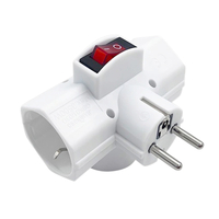 Product Schuko Adaptor 3 Outlets With Switch Electra GBK01/03D base image