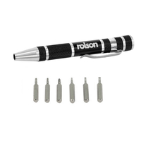 Product Pen Screwdriver 6 In 1 Rolson 40610 base image