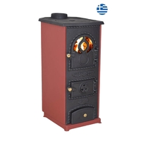 Product Θερμάστρα Ξύλου Εμαγιέ Κεραμιδί ST309 base image