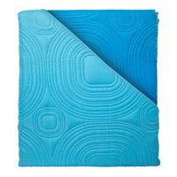 Product Κουβερλί Διπλής Όψης Μπλε/Γαλάζιο 160x220cm Country base image