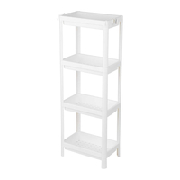 Product Ραφιέρα Πλαστική 4 Ράφια Λευκή  Sidirela "Bianco" base image
