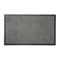 Product Front Door Mat "Hexagon" Grey 40x60cm base image
