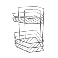 Product Ραφιέρα Μπάνιου Διώροφη Γωνιακή base image