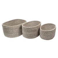 Product Καλάθια Βαμβακερά Μπεζ Σετ 3 τεμ. "Έθνικ" base image
