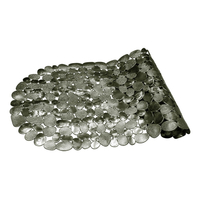 Product Βεντούζα Μπάνιου PVC 67x34cm Ανθρακί Μεταλλικό Sidirela base image