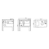 Product Steel Stove ST205 base image