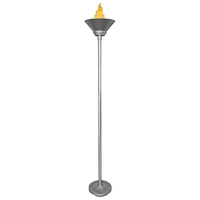 Product Επιδαπέδιο Φωτιστικό LED Γκρι Με Εφέ Φλόγας 174x28cm Flame base image