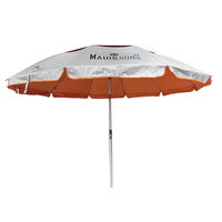 Product Beach Parasol 220cm Orange Maui & Sons 1561 base image