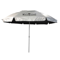 Product Beach Parasol 220cm Black Maui & Sons 1561 base image