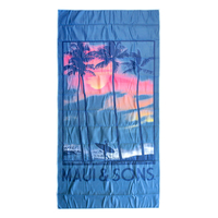 Product Microfiber Beach Towel 90x180cm Maui & Sons 4955 base image