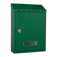 Product Mailbox Metal Green 21x6x30cm base image