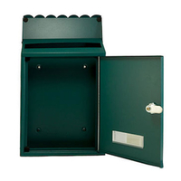 Product Mailbox Metal Green 21x6x30cm base image