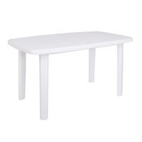 Product Plastic Table 140x80x74cm White base image