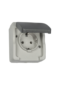Product Πρίζα Σούκο Εξωτ. Χώρου Αδιάβροχη Bellson 002628 base image